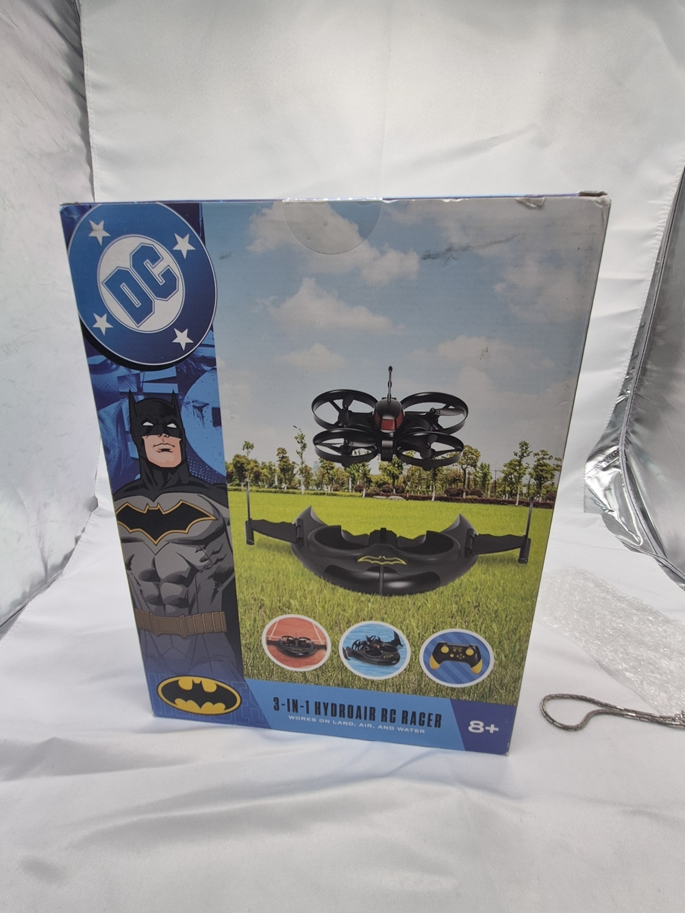 DC Black Batman 3-in-1 Hydro/Air RC Racer